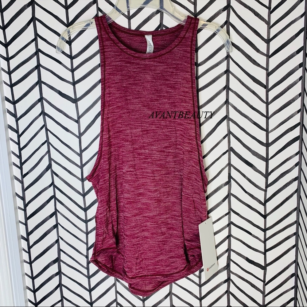 🔸 Lululemon sweat date tank HHDL size 2 red